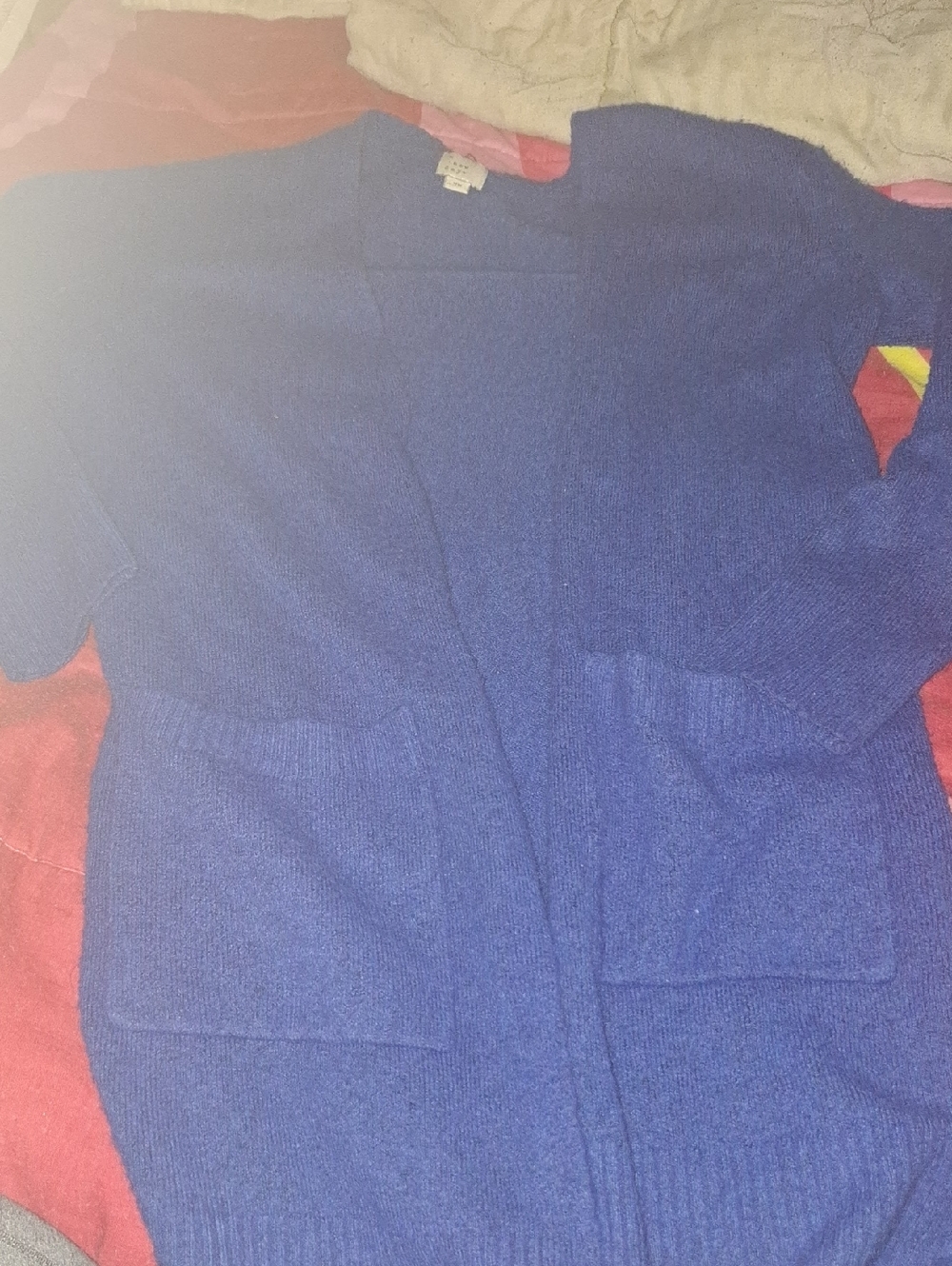 a new day Royal Blue Open-Front Women's Cardigan
